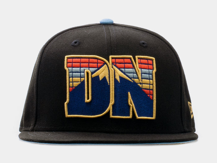 SP x New Era NBA Summer Edition Denver Nuggets 59Fifty Fitted Cap Mens Hat (Black/Blue)