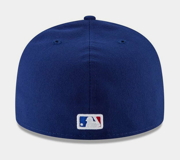 Texas Rangers Authentic Collection 59FIFTY Fitted Mens Hat (Blue)