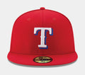 Texas Rangers Authentic Collection Alt 59FIFTY Mens Hat (Red)