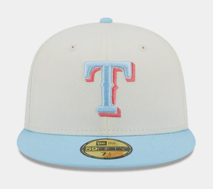 Texas Rangers Colorpack 59Fifty Mens Fitted Hat (Blue/White)