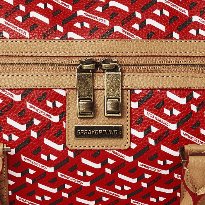 The 3DSG Concorde Mens Duffle Bag (Red)