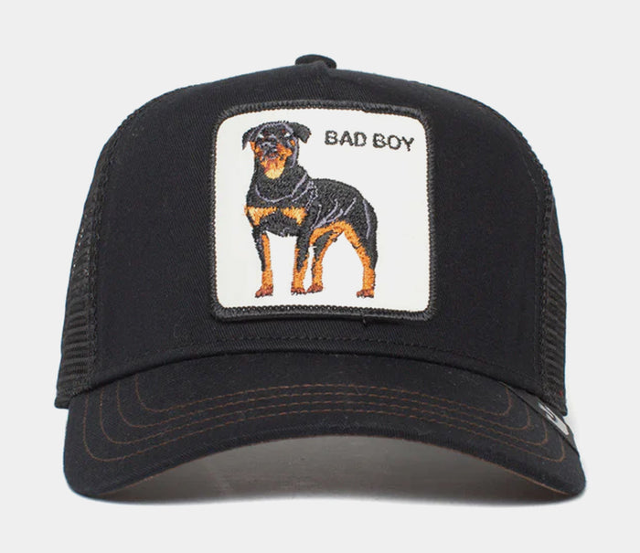 The Baddest Boy Trucker Mens Hat (Black)