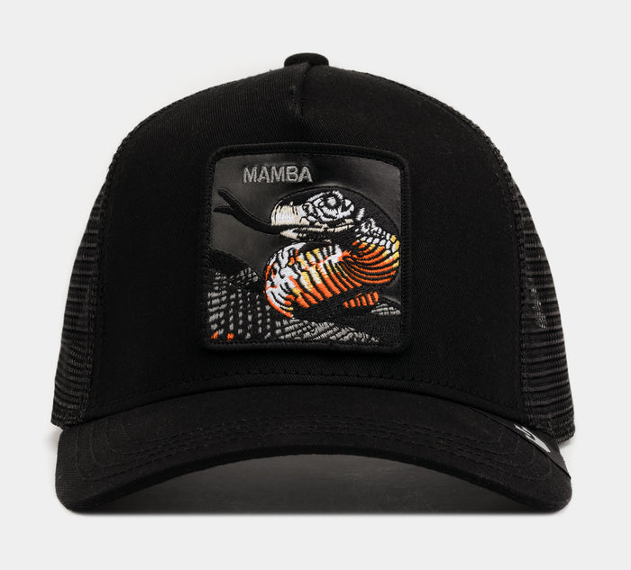 The Black Mamba Trucker Mens Hat (Black)