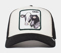 The Cash Cow Trucker Mens Hat (White/Black)