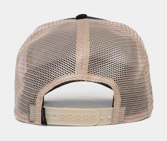 The Cock Trucker Hat Mens Hat (Black/White)