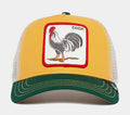 The Cock Trucker Mens Hat (White/Yellow)