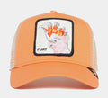 The Flirty Bird Trucker Mens Hat (Orange)
