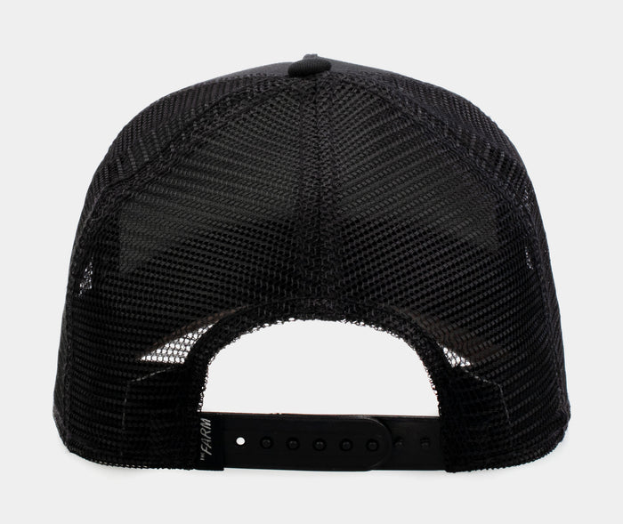 The Giraffe Mens Trucker Hat (Black)