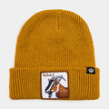 The Goat Beanie Mens Hat (Yellow)
