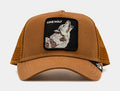 The Lone Wolf 14x14 Trucker Mens Hat (Black/Brown)