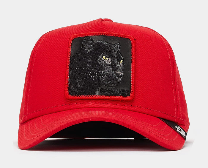 The Panther 100 Snapback Mens Hat (Red/Black)