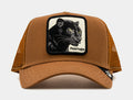 The Panther 14x14 Trucker Mens Hat (Black/Brown)