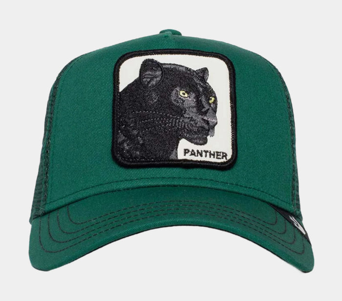 The Panther Trucker Mens Hat (Green)