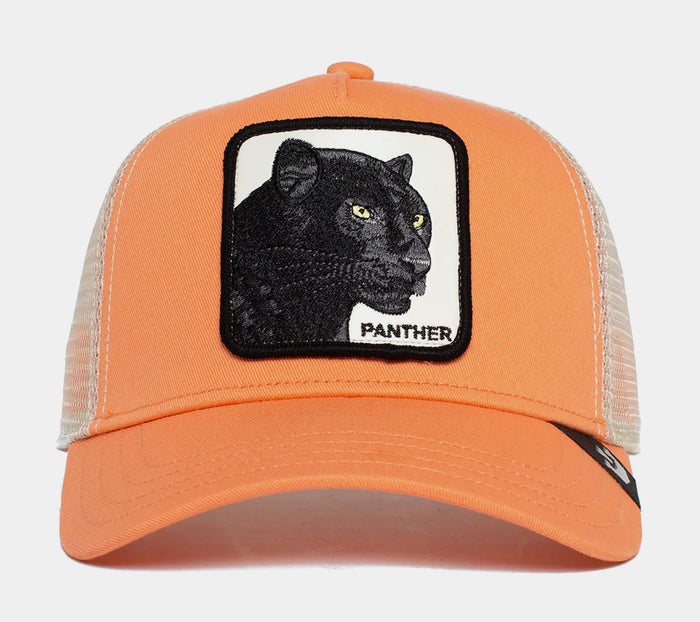 The Panther Trucker Mens Hat (Orange)