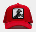 The Stallion 14x14 Trucker Mens Hat (Red/Black)