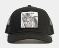 The White Tiger Trucker Mens Hat (Black)