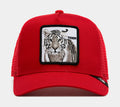 The White Tiger Trucker Mens Hat (Red)