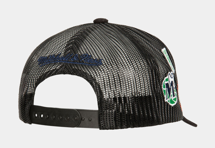 Times Up Dallas Mavericks Trucker Mens Hat (Black/Blue)