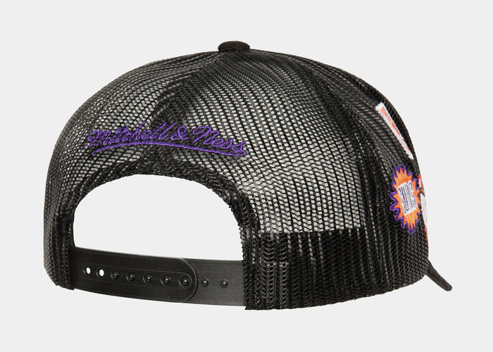 Times Up Phoenix Suns Trucker Mens Hat (Black/Purple)