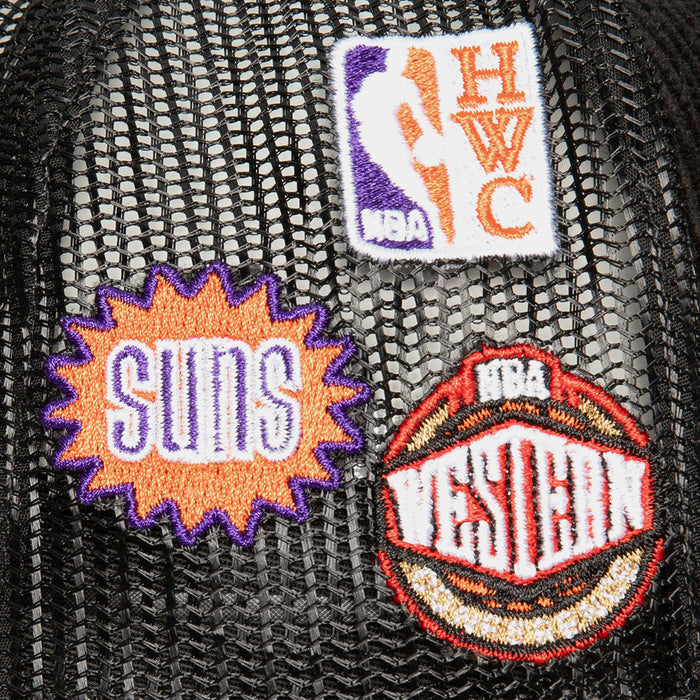 Times Up Phoenix Suns Trucker Mens Hat (Black/Purple)