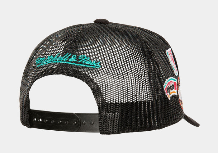 Times Up San Antonio Spurs Trucker Mens Hat (Black)