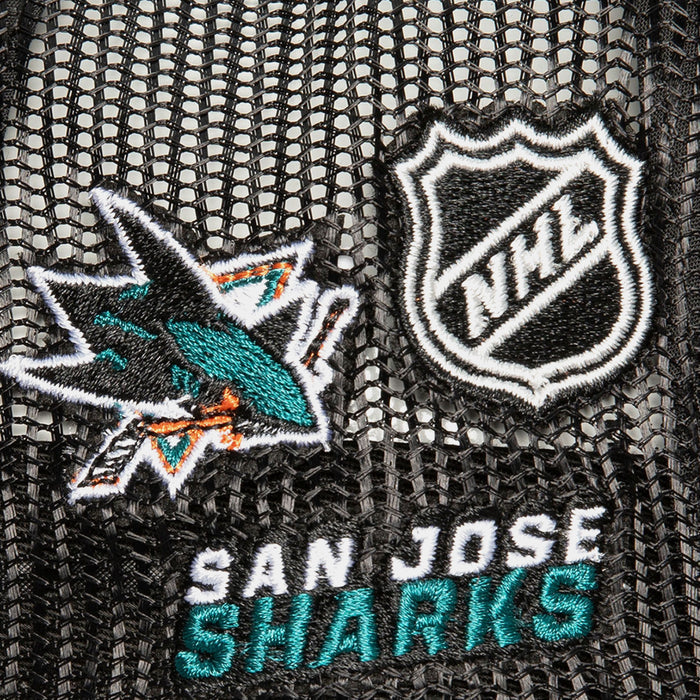 Times Up San Jose Sharks Trucker Mens Hat (Black/Blue)