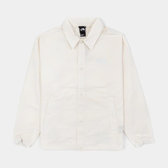 TNF Easy Wind Coaches Mens Jacket (White)