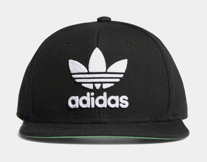 Trefoil Chain Snap Back Cap Mens Hat (Black)