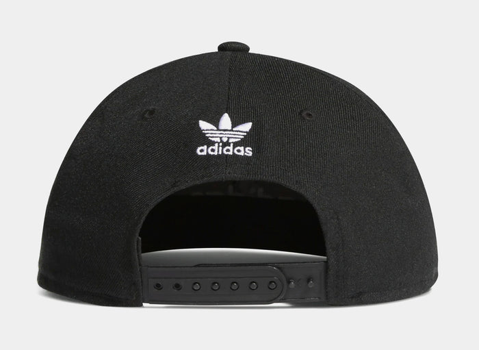 Trefoil Chain Snap Back Cap Mens Hat (Black)