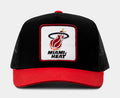 Truck It Miami Heat Trucker Mens Hat (Black/Red)