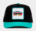 Truck It San Antonio Spurs Trucker Mens Hat (Black/Aqua)