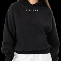 Ultimate Embroidered Black Hoodie - LA Apparel