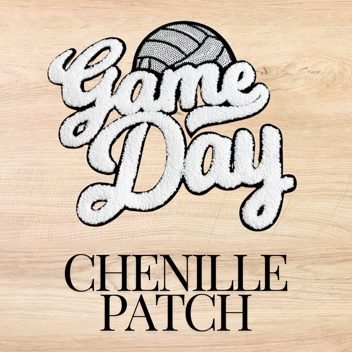 Volleyball Game Day Chenille Patch