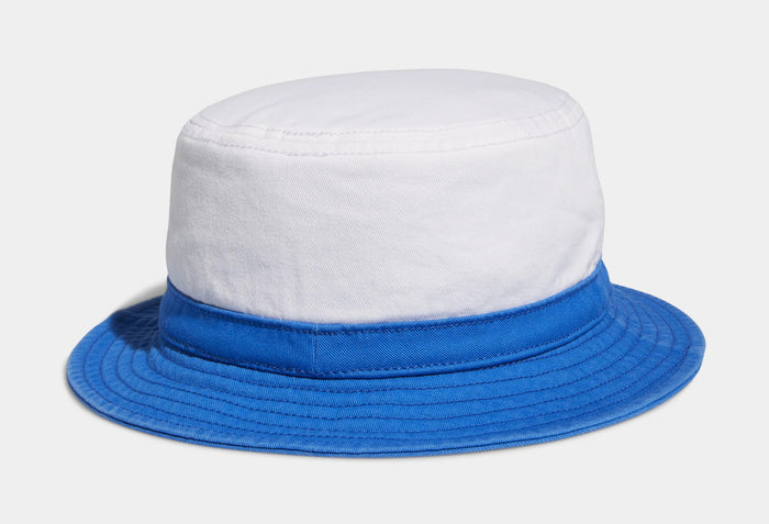 Washed Bucket Hat Mens Hat (Blue/White)