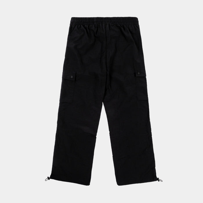 Windbreaker Cargo Womens Pants (Black)