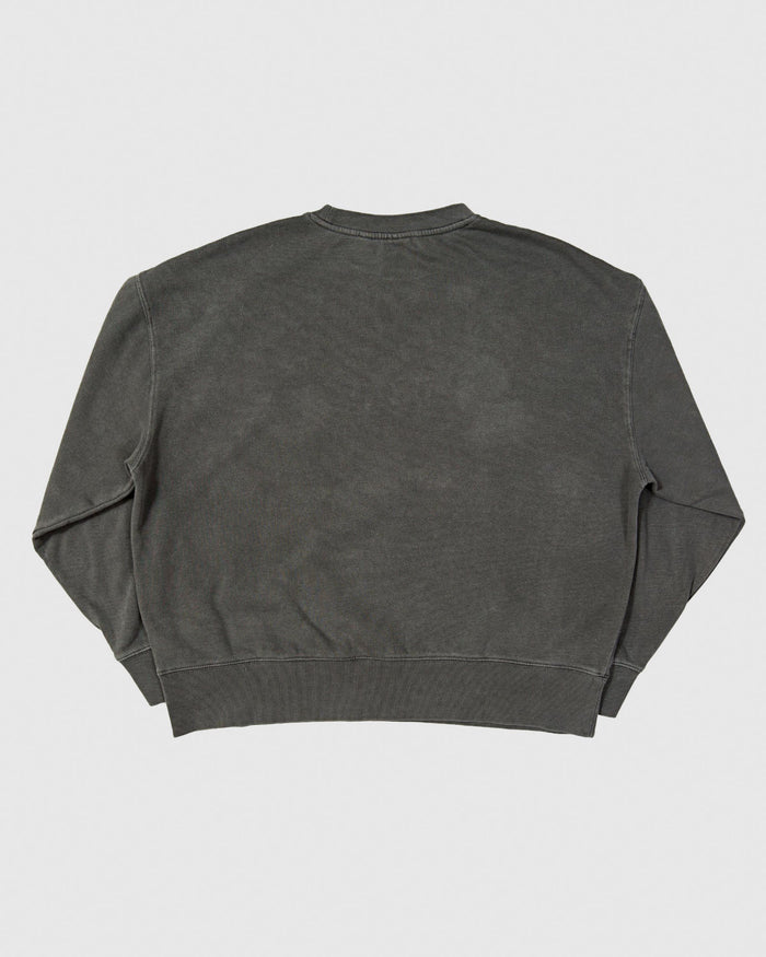 Backside of pepper-colored crewneck#color_pepper