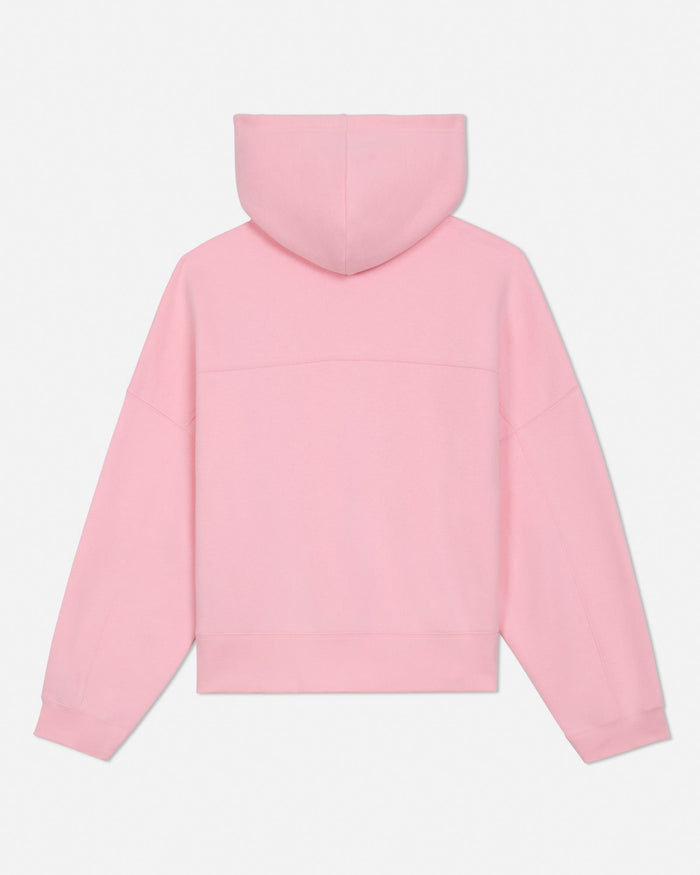 Pink hoodie on a light gray background#color_pink