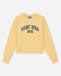 Front of oversized corn milk crewneck#color_corn-milk
