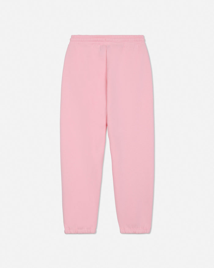 Pink sweatpants on a light gray background#color_pink