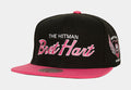 WWE Bret "The Hitman" Hart Snapback Mens Hat (Pink/Black)