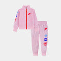 XO Swoosh Tricot Infant Toddler Set (Pink)
